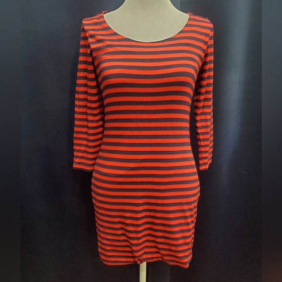 Soprano Dresses & Skirts - Soprano Red And Navy Striped Dress*